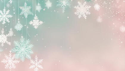 snowflake christmas background