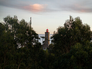 Faro de Montedor en Carreço Portugal