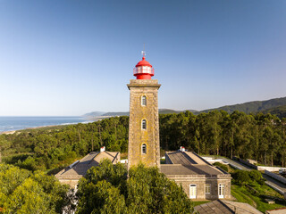 Faro de Montedor en Carreço Portugal