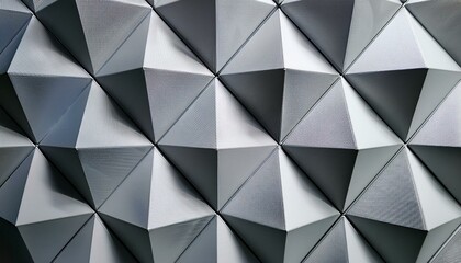 Acoustic panel texture with triangular patterns