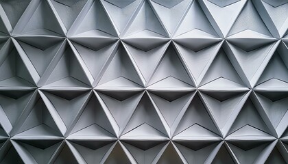 Obraz premium Acoustic panel texture with triangular patterns