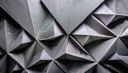 Obraz premium Acoustic panel texture with triangular patterns