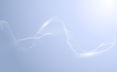 Abstract flow of small particles.