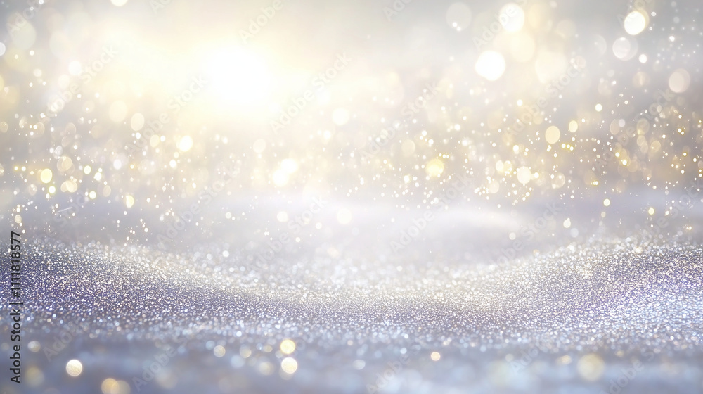 Aufkleber dazzling, high-resolution abstract background featuring a mesmerizing blend of silver and gold glitt