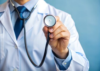 doctor holding stethoscope