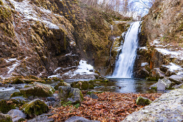 宮城県　冬の秋保大滝
