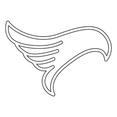 Wing icon in line style