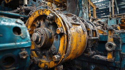 Routine machinery maintenance being performed to prevent future breakdowns.