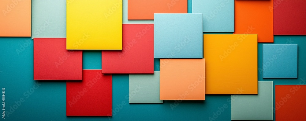 Poster an array of colorful anodized aluminum pieces, showing versatility in design and durability in const