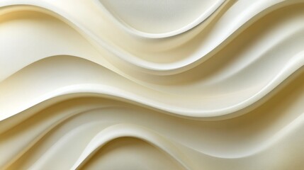Obraz premium Abstract Swirling Creamy White Pattern with Subtle Texture