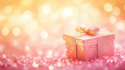 Obraz premium Christmas present concept with empty space