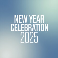 Fototapeta premium New Year Celebration Two Thousand Twenty Five
