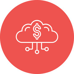 Cloud Money Icon