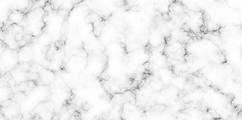 White marble texture Panoramic white background. marble stone texture for design. Natural stone Marble white background wall surface black pattern. White and black marble texture background.