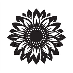 abstract flower illustration