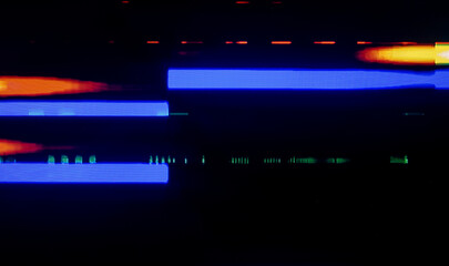 Glitch camera effect. Retro VHS background. Old video template. No signal. Static TV noise, bad TV...
