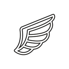 Wing icon in line style