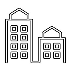 Building icon in Line style