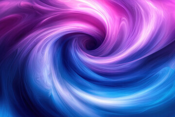 Fototapeta premium Swirling vortex of vibrant pink and blue hues.