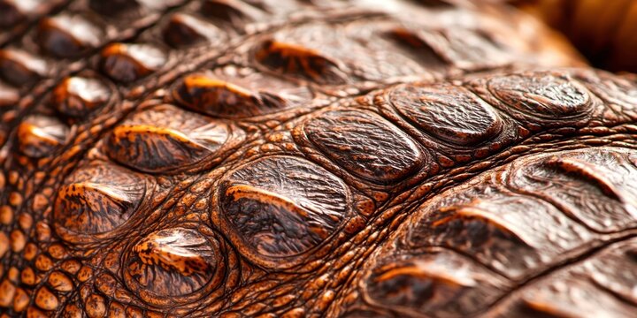Close up of a crocodile's skin