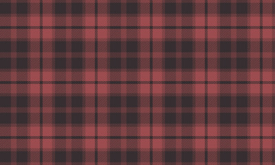 Plaid fabric pattern, brown, pink, seamless for textiles, and for everyday clothes design, skirts, or decorative fabrics. Vector illustration.