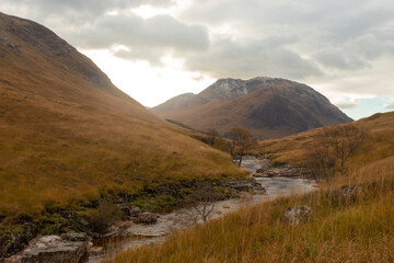 Beautiful view of Glencoe Scotland is  most famous glen.It is a place of history, wildlife,...