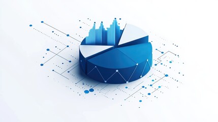 Data visualization techniques business analytics infographic modern office top view graphical representation