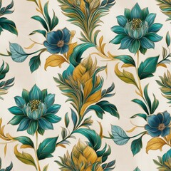 Fototapeta premium seamless floral background