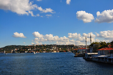 Beautiful Istanbul Bosphorus view. Istanbul cityscape.