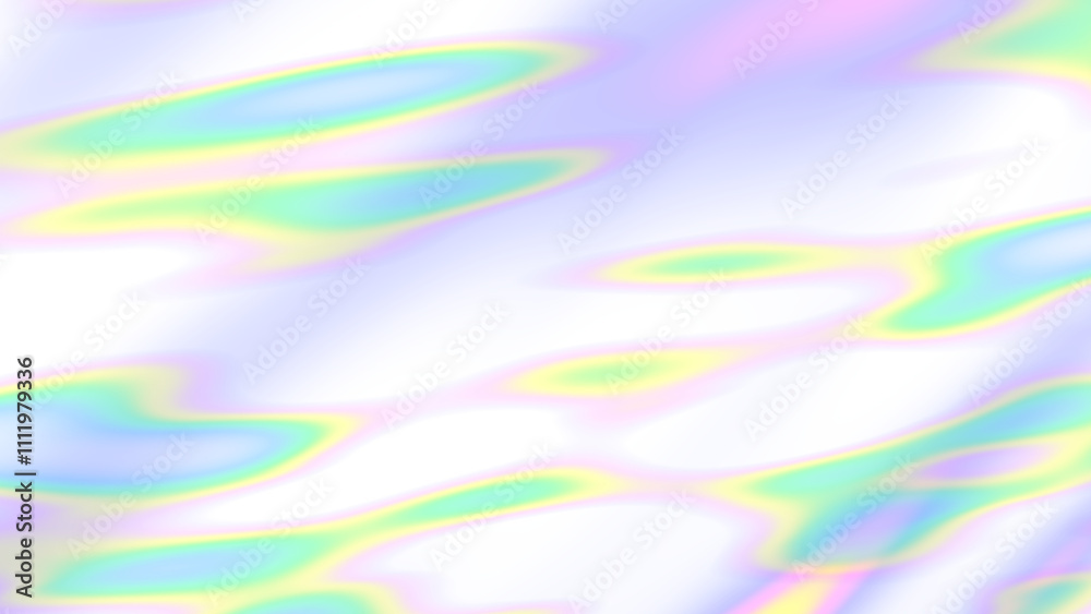 Aufkleber Colorful gradient shape blur. Blur Gradient Shape transparent PNG shape gradient Shining circle holographic blurred shape rainbow colors. Abstract design