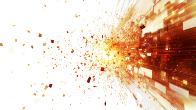 Abstract pixel background transparent background