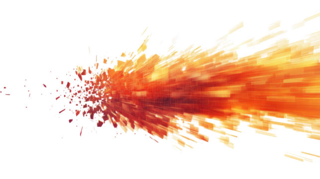 Abstract pixel background transparent background