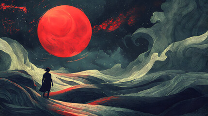 Retro Art with Vintage Aesthetic Design