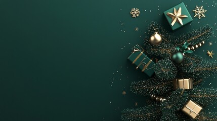 Christmas Background  Blank greeting card with  copy space for your Xmas Advent greeting card or advertisement,