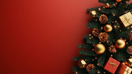 Christmas Background  Blank greeting card with  copy space for your Xmas Advent greeting card or advertisement,100