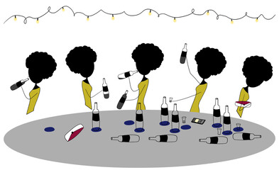 Binge drinking. Excessive alcohol use. Drinking without limits. Problematic alcohol use. Alcoholism.