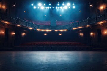 Fototapeta premium Empty Theater Stage
