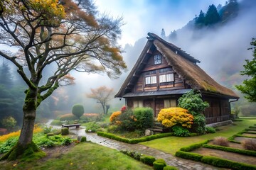 collection of creative and unique background images captures the serene beauty of fog in nature, bustling cities, and tranquil villages. Featuring soft, misty textures, and atmospheric details, these 