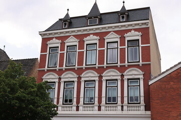 Blick in die Altstadt von Barmstedt in Schleswig-Holstein	