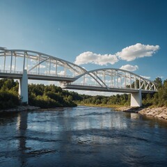 Obraz premium bridge over the river