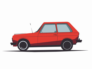 Fototapeta premium red toy car
