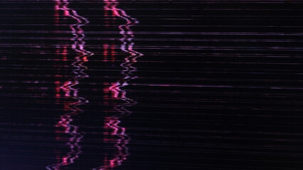 Glitch camera effect. Retro VHS background. Old video template. No signal. Static TV noise, bad TV signal
