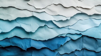 Blue and White Wall Close Up