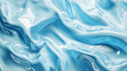 Obraz premium Abstract swirls of blue and white creating a fluid, mesmerizing pattern.