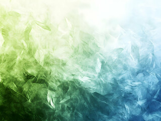 Obraz premium Abstract Green Blue Feather Background