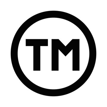 recommend clip art: Outline icons for TM trademark symbols. Editable stroke.