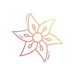 Tiger lily vector icon
