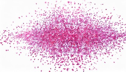 Naklejka premium Romantic Glitter Explosion. Perfect for Valentine’s Day and Women’s Day Art, Decorations, Greeting Cards, or Digital Designs. Featuring Sparkling Pink and Purple Stars for Love and Celebration