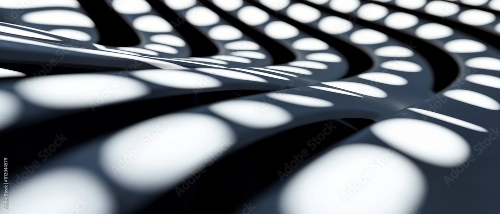 Poster a close-up view of abstract patterns created by light and shadow on a textured surface, featuring cu
