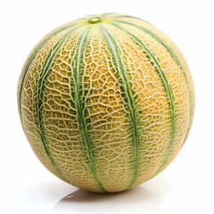 melon on white background